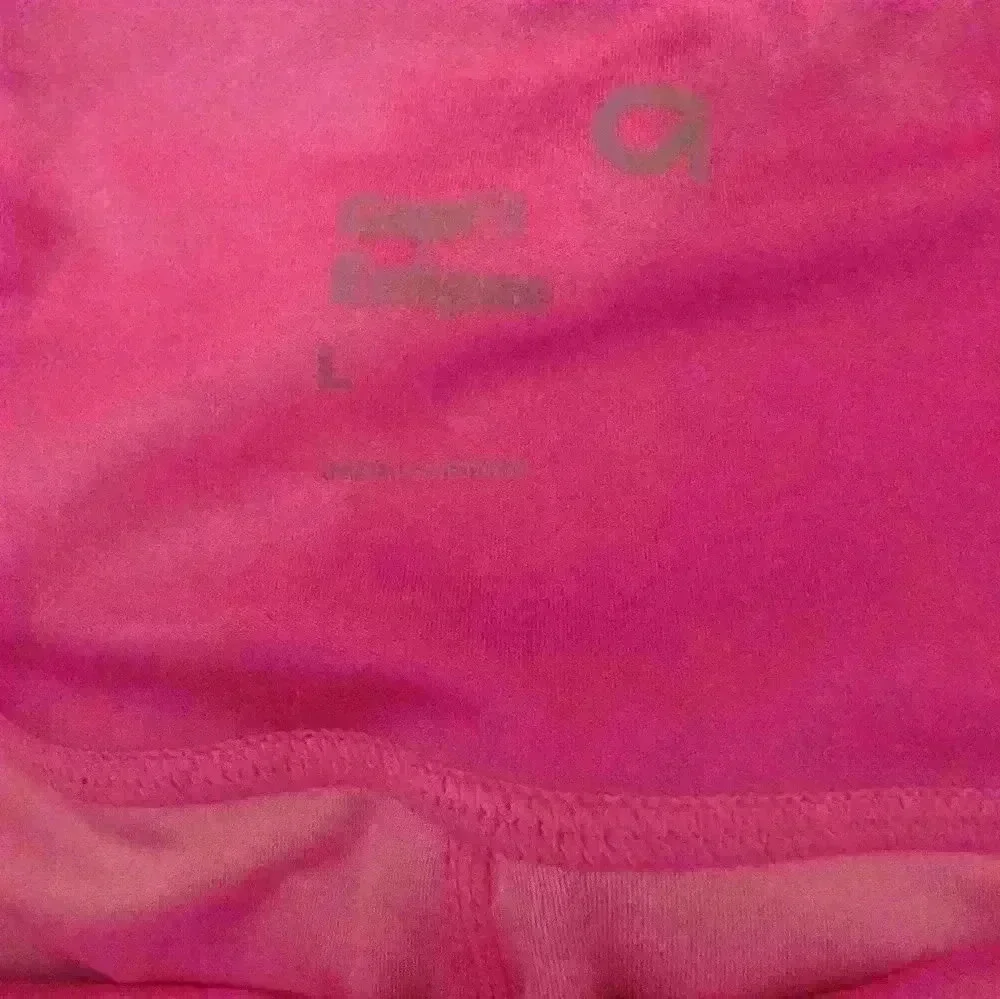 GapFit Eclipse 7/8 Leggings Fuschia Pink Tie Dye Size L